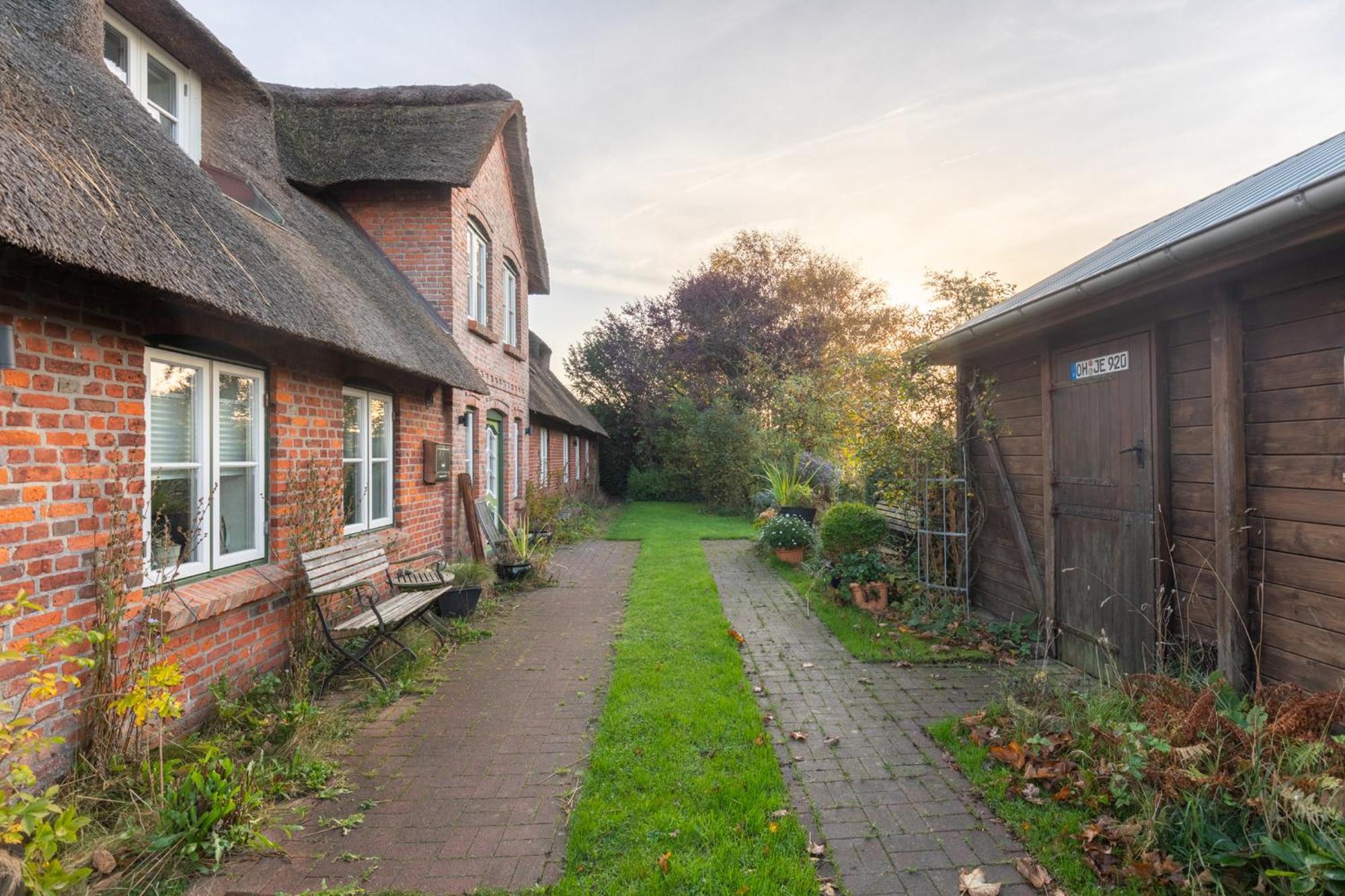 Ferientraum Eiderstedt Appartement Witzwort Buitenkant foto